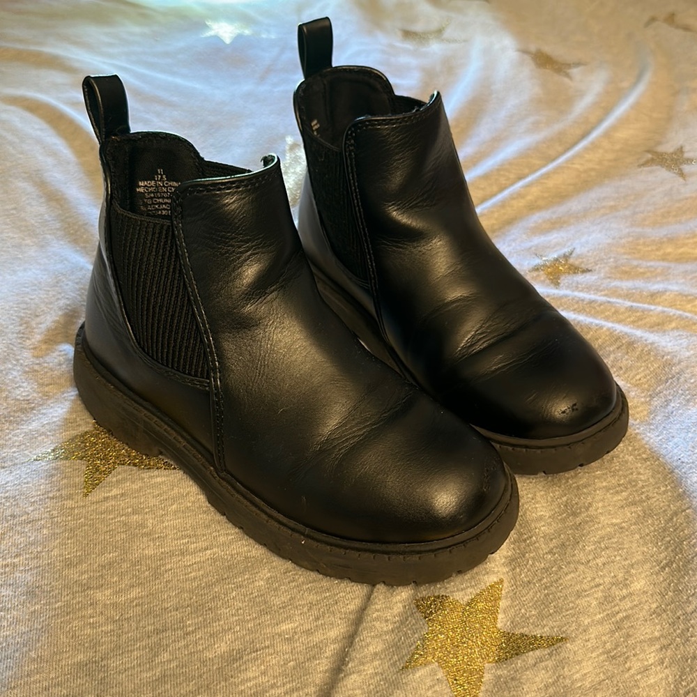 black boots